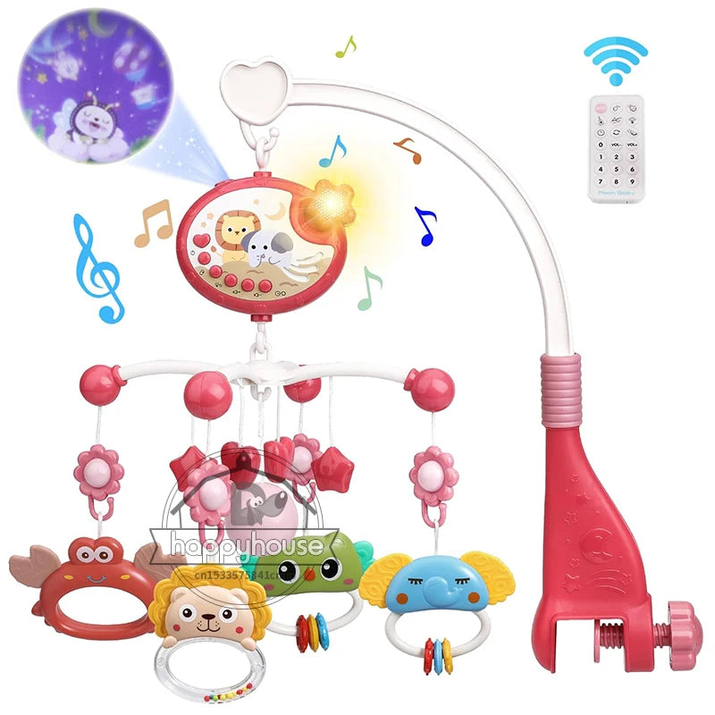 Musical Baby Crib Mobile with Lights Music Projection