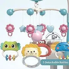 Musical Baby Crib Mobile with Lights Music Projection